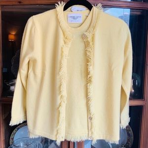 Vintage Cashmere Set by Famed English Designer
